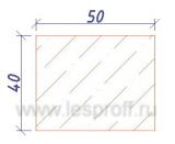 Брусок строганный 40х50х3,0 м